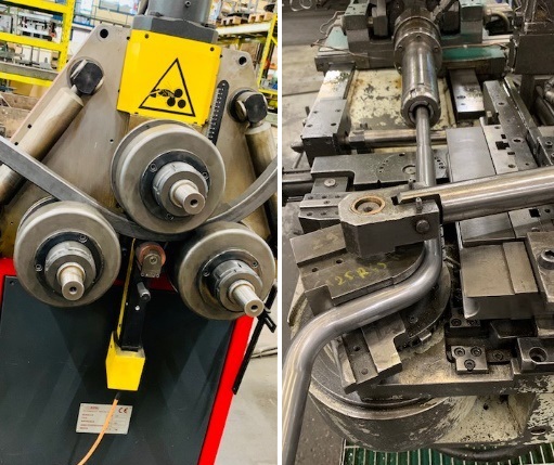 Macchina di laminazione e piegatura a 3 rulli