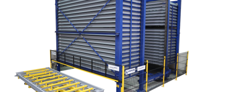 Magazzino automatico per lamiere formato 2000 x 6000 mm mod. Spaziomatic