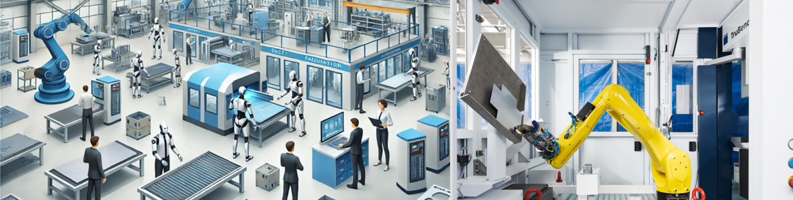 Umanoide robotico visto da Trumpf